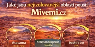 Jaké jsou nejizolovanější oblasti v poušti