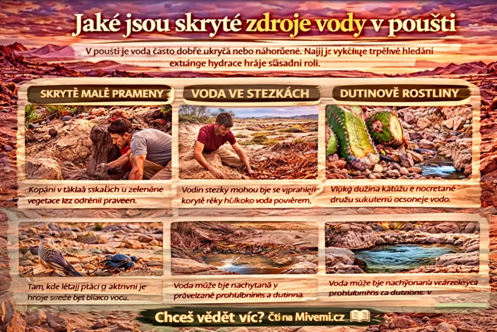 Jaké jsou skryté zdroje vody v poušti