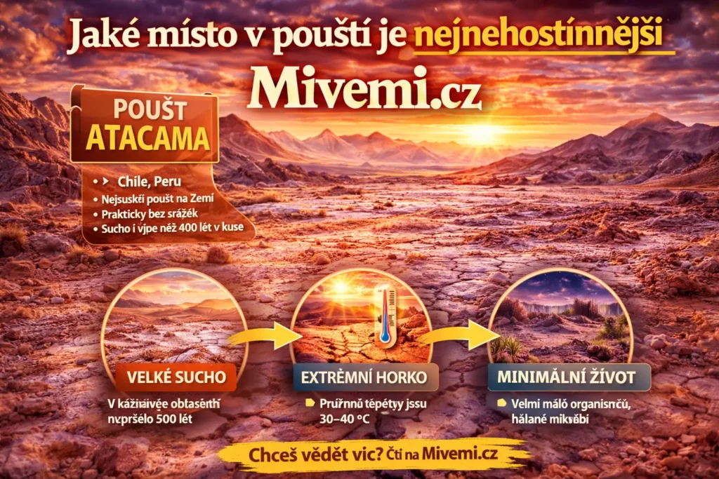 Jaké místo v poušti je nejnehostinější