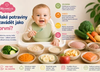 Jaké potraviny zavádět jako první u miminek