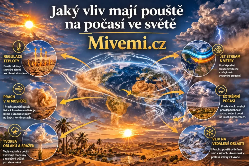 Jaký vliv mají pouště na počasí ve světě