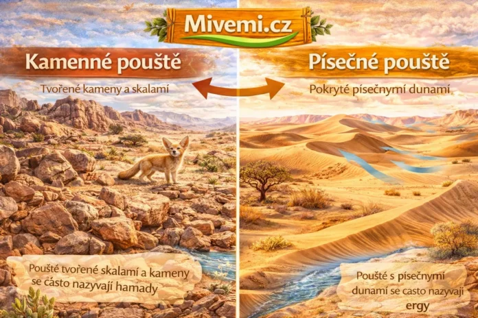 Kamenné a písečné pouště