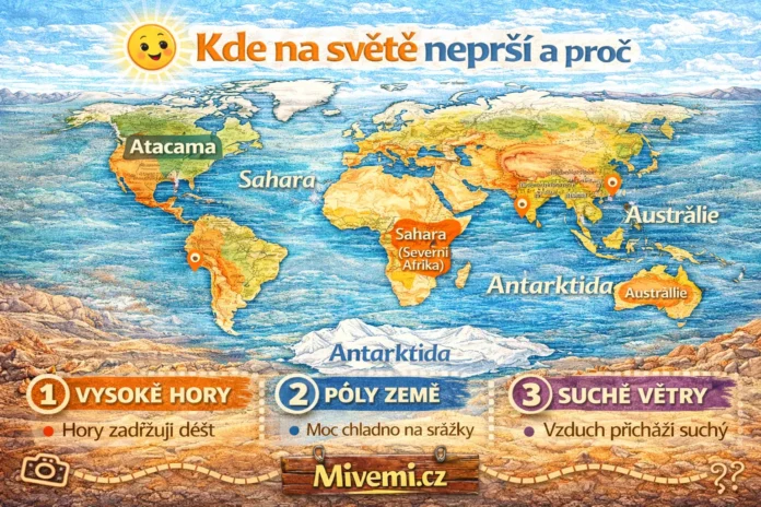 Kde na světě neprší a proč