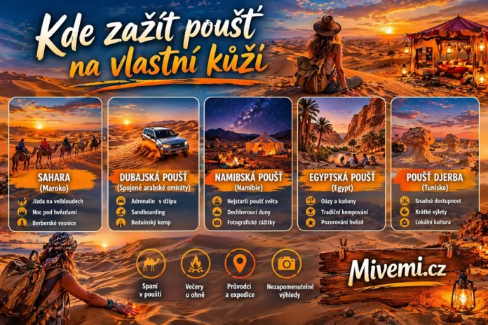 Kde zažít poušť na vlastní kůži