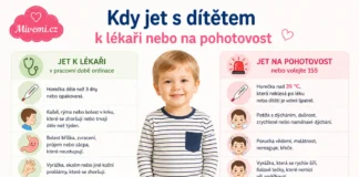 Kdy jet s dítětem k lékaři nebo pohotovost