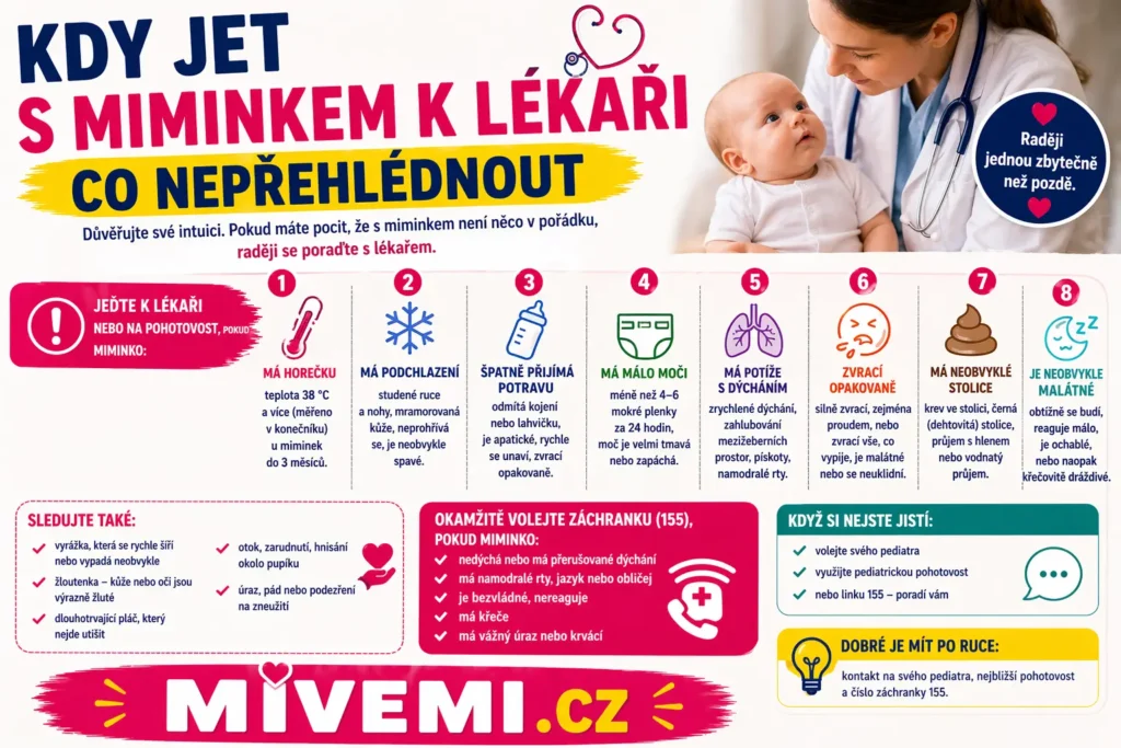 Kdy jet s miminkem k lékaři