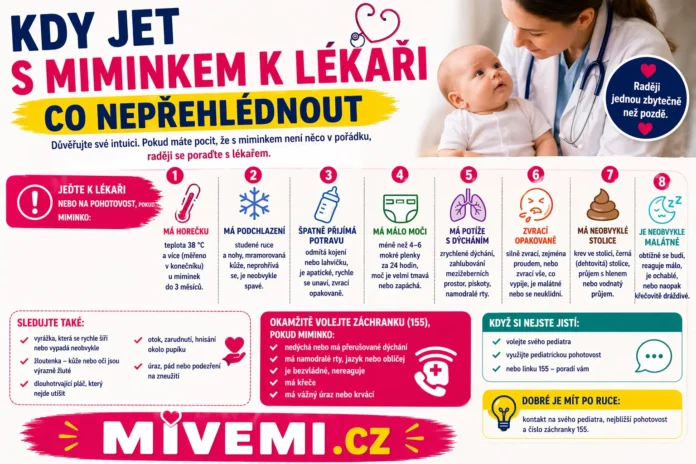 Kdy jet s miminkem k lékaři