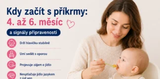 Kdy začít s příkrmy u miminek
