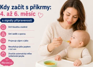 Kdy začít s příkrmy u miminek
