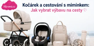 Kočárek a cestování s miminkem