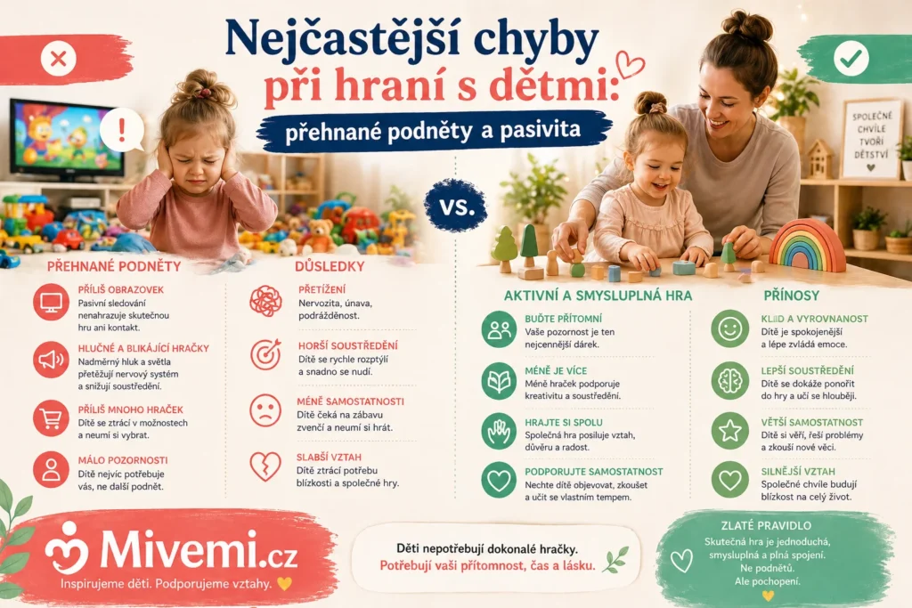 Nejčastější chyby při hraní s dětmi