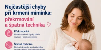 Nejčastější chyby při krmení miminek