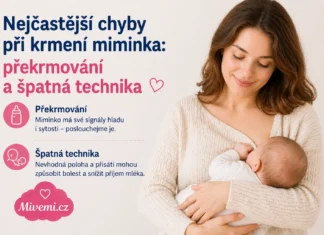 Nejčastější chyby při krmení miminek