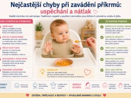 Nejčastější chyby při zavádění příkrmů u miminek