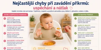 Nejčastější chyby při zavádění příkrmů u miminek