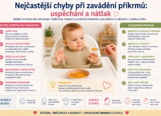 Nejčastější chyby při zavádění příkrmů u miminek