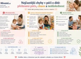 Nejčastější chyby v péči o dítě