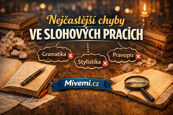 Nejčastější chyby ve slohových pracích