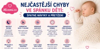 Nejčastější chyby ve spánku dětí