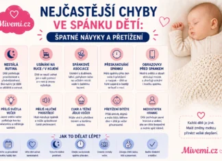 Nejčastější chyby ve spánku dětí