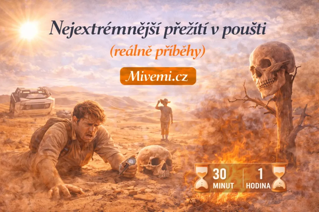 Nejextrémnější přežití v poušti