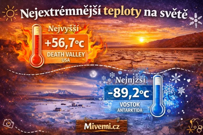 Nejextrémnější teploty na světě