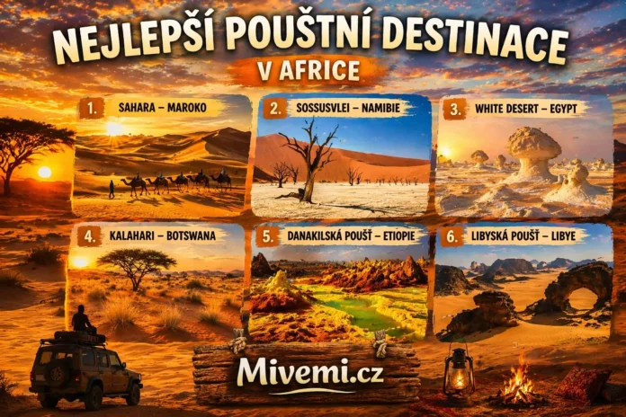 Nejlepší pouštní destinace v Africe