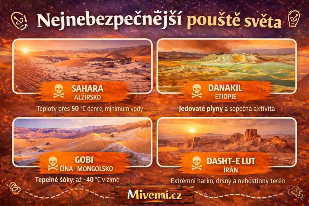 Nejnebezpečnější pouště světa