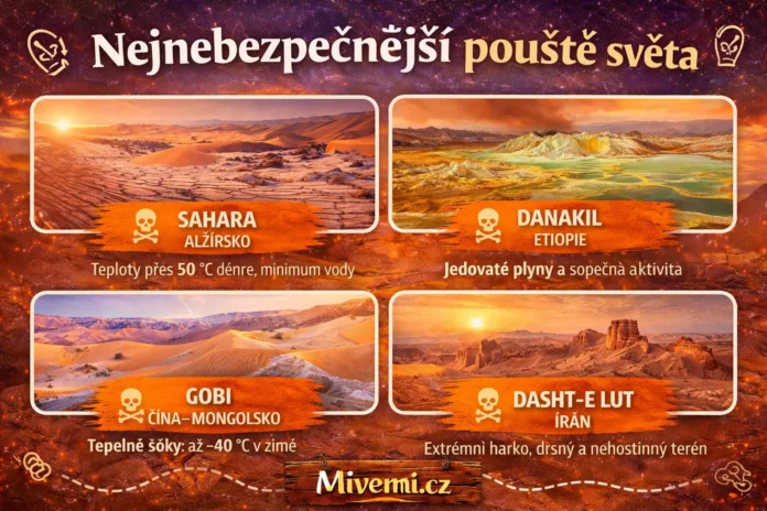 Nejnebezpečnější pouště světa