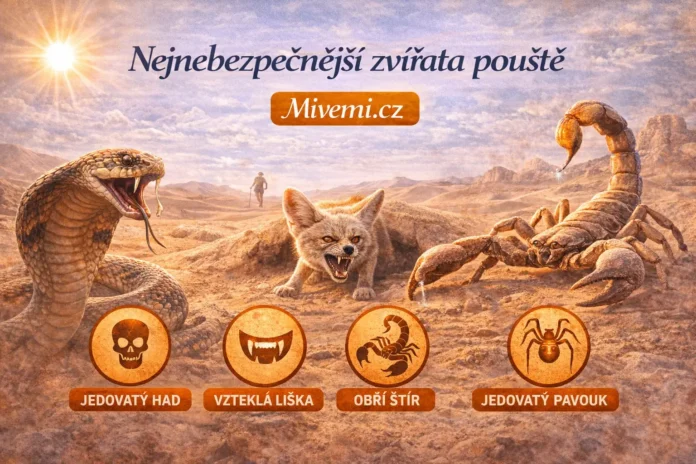 Nejnebezpečnější zvířata v poušti