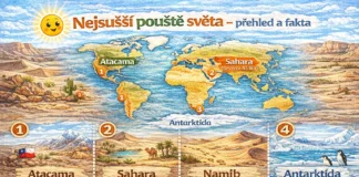 Nejsušší pouště světa