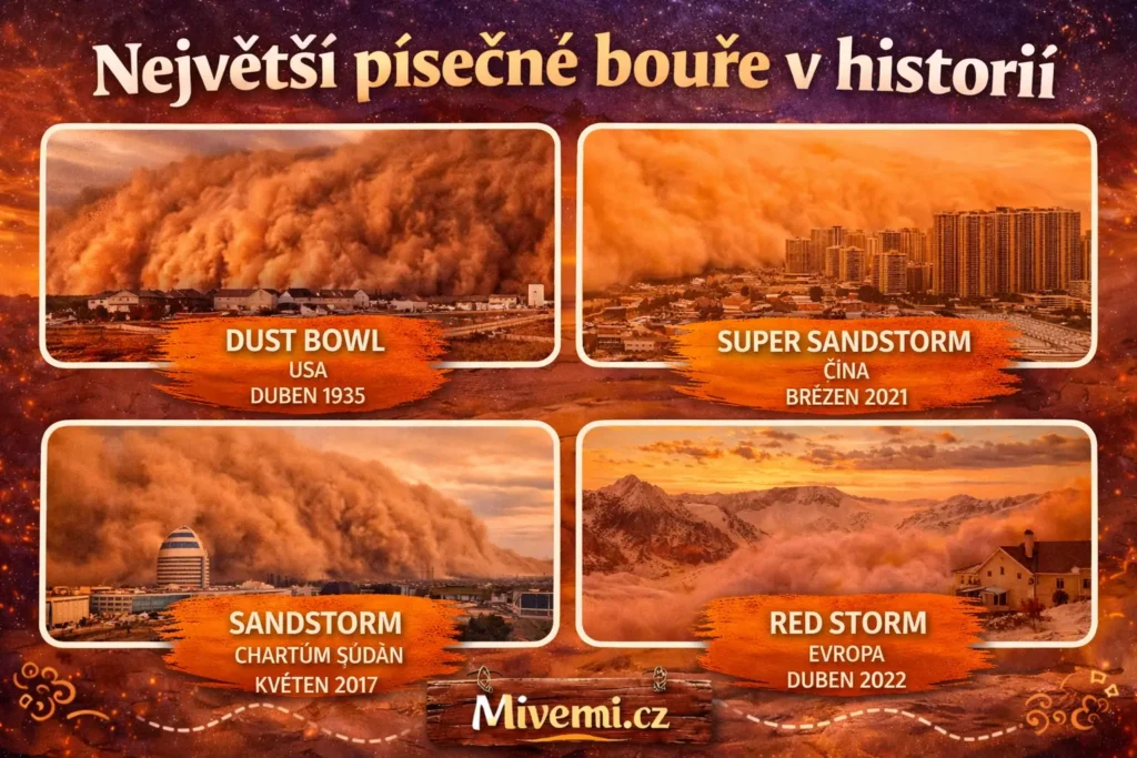Největší písečné bouře v historii