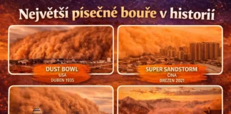 Největší písečné bouře v historii