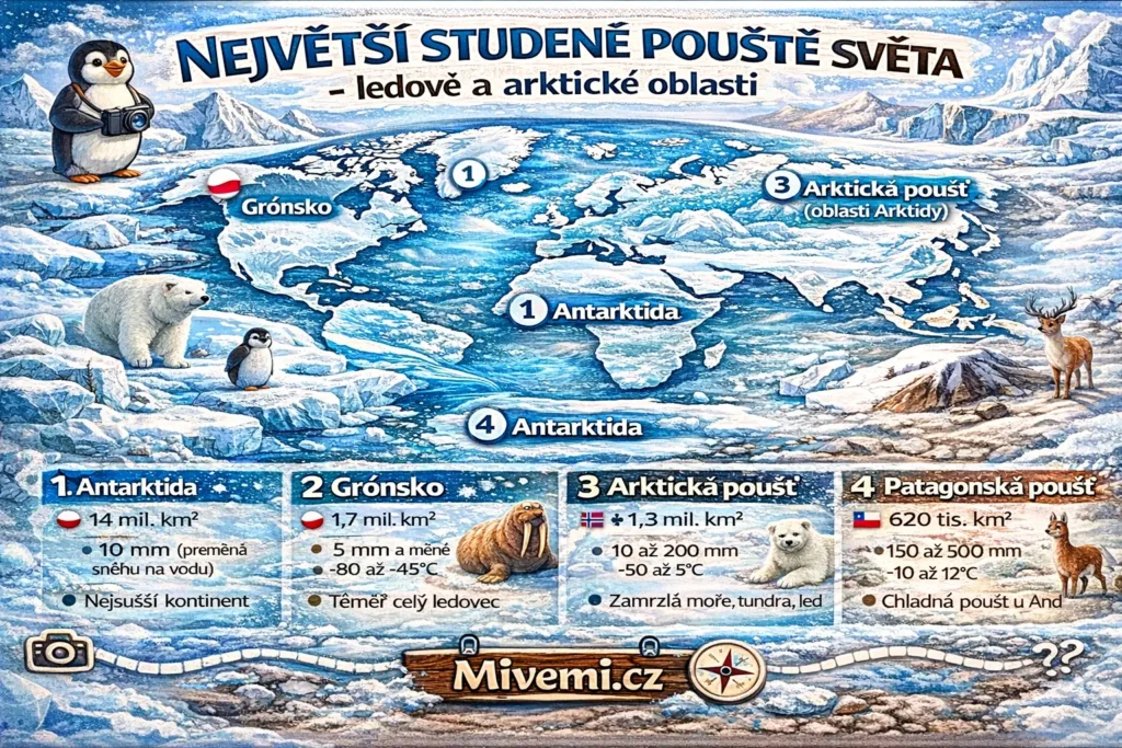 Největší studené pouště světa