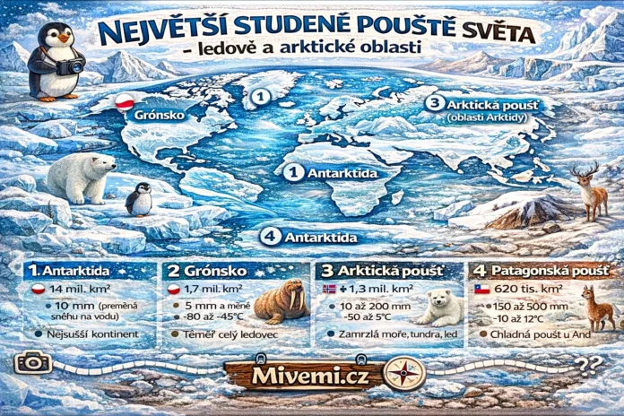 Největší studené pouště světa