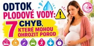 Odtok plodové vody a chyby co ovlivní porod