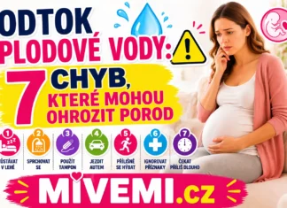 Odtok plodové vody a chyby co ovlivní porod