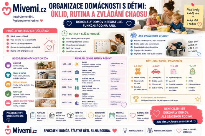 Organizace domácnosti s dětmi