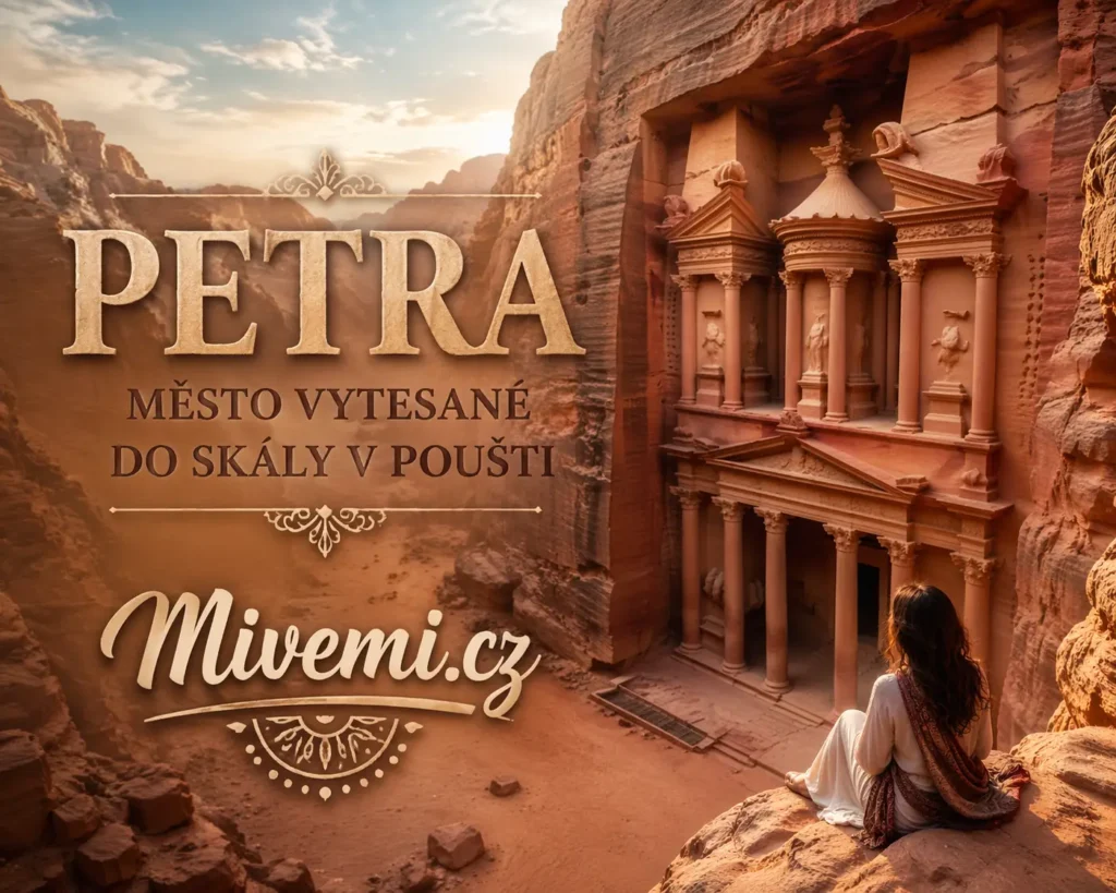 Petra jako ztracené město v poušti