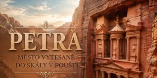 Petra jako ztracené město v poušti