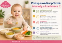 Postup zavádění příkrmů u miminek