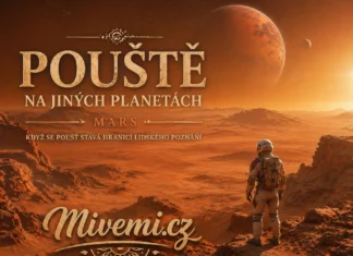 Pouště na jiných planetách jako Mars