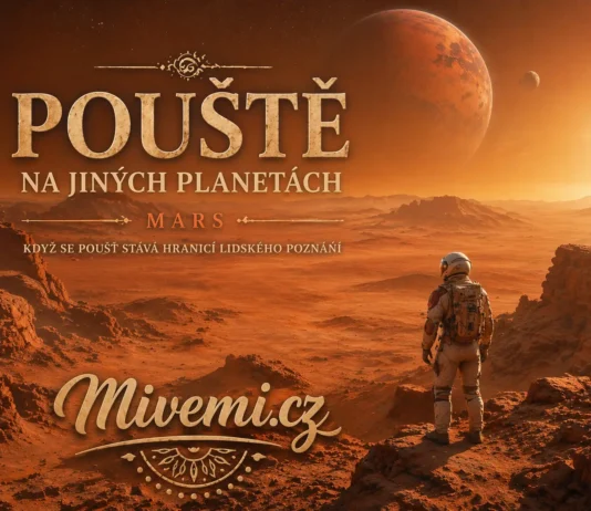Pouště na jiných planetách jako Mars