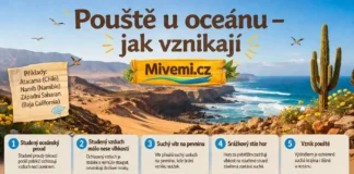 Jak vznikají pouště u oceánů
