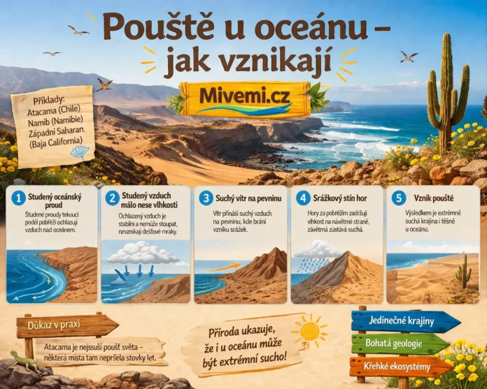 Jak vznikají pouště u oceánů