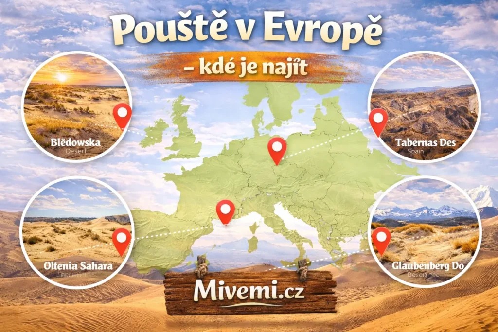 Pouště v Evropě a kde je najít
