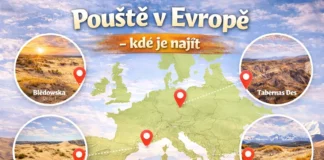 Pouště v Evropě a kde je najít