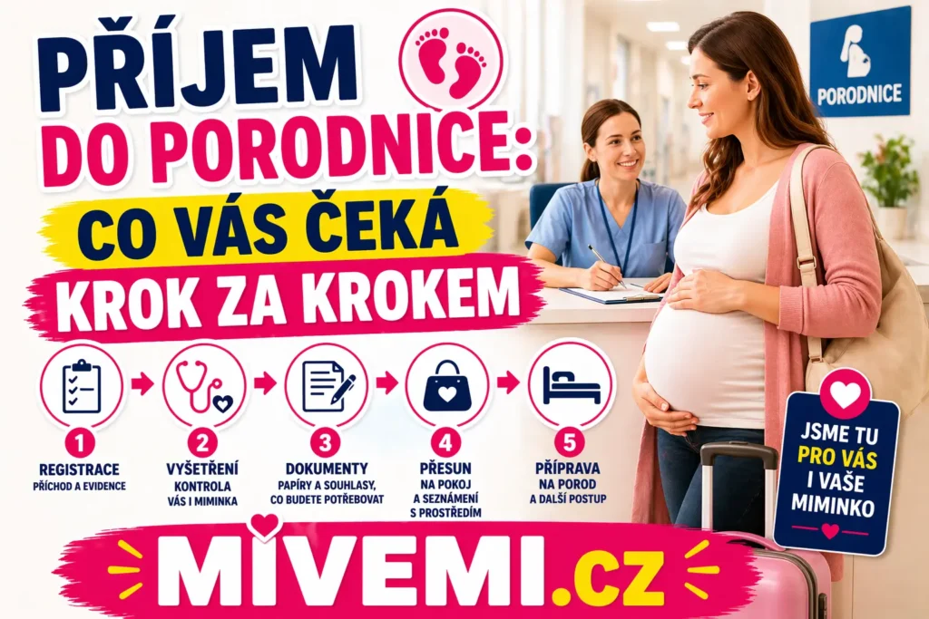 Příjem do porodnice co váš čeká