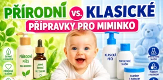 Přírodní a klasické přípravky pro miminko
