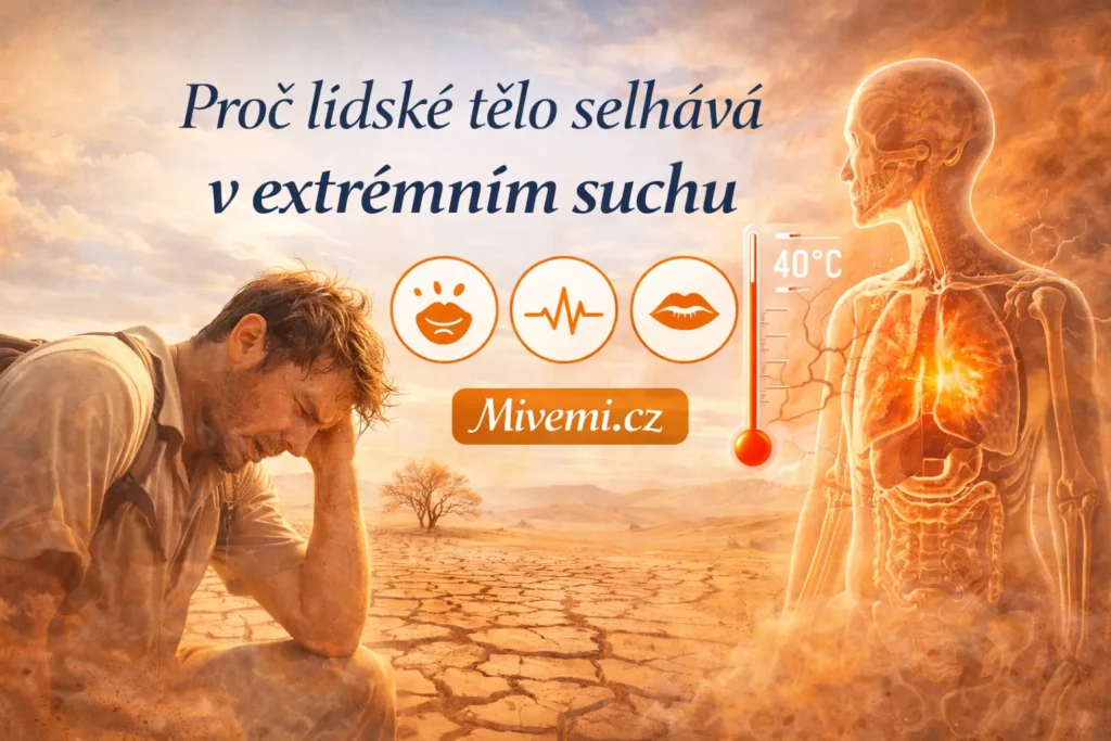Proč lidské tělo selhává v suchu a v poušti
